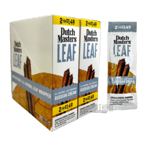 Dutch-Masters-Leaf-Russian-Cream---Box-with-Single-Pouch__18500