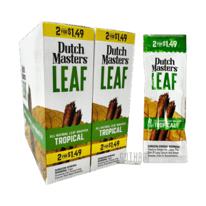 Dutch-Masters-Leaf-Tropical---Box-with-Single-Pouch__44672