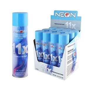 NEON BUTANE - 11 X -300 ml.