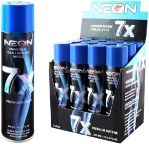NEON BUTANE - 7 X - 300 ml.
