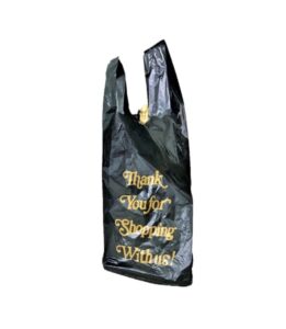 ONE BOTTLE PLASTIC BAG