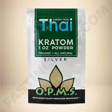 OPMS KRATOM SILVER THAI POWDER 1oz/28.35g
