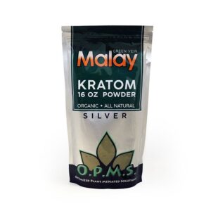 OPMS SILVER GREEN VEIN MALAY 16OZ POWDER