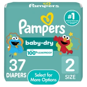 PAMPERS BABY DRY SIZE 2 (37CT)