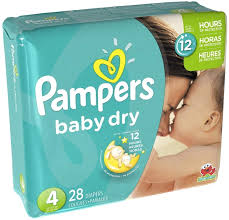 PAMPERS BABY DRY SIZE 4 (28CT)
