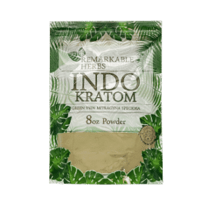 REMARKABLE HERBS KRATOM - INDO POWDER - 8 oz