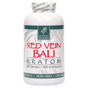 W.H. [RED VEIN BALI] - 500 ct CAPSULES.