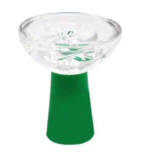 ZEBRA SPIRAL GLASS HOOKHA BOWL