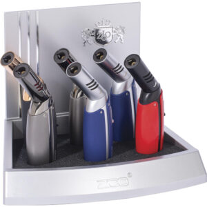 ZICO MULTI ANGLE SINGLE TORCH LIGHTER 6CT